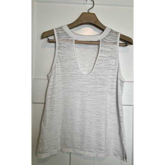 Lucky Brand Tops - Lucky Brand White Tank Shirt Size Medium